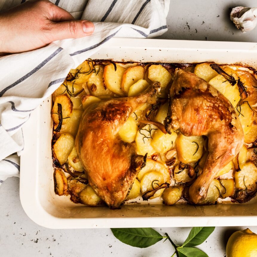 cUADRIL DE POLLO AL VINO